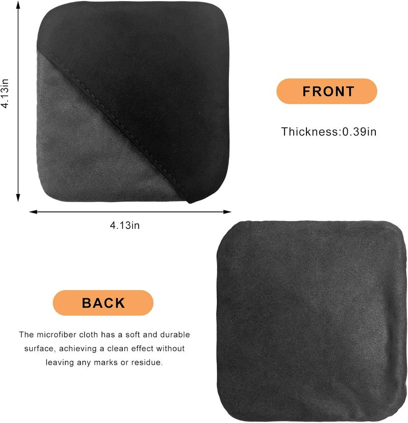 MUQIDA Car Screen Cleaner, Square Microfiber Cloth Non-Scratch Auto Touchscreen Cleaning Wipes, Foldable Touch Screen Pad Universal Cleaning Tool for Vehicle Dashboard Display (Square) - Image 2