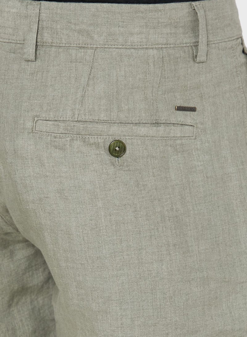 Mango Man Essential Chino Shorts  - Image 5