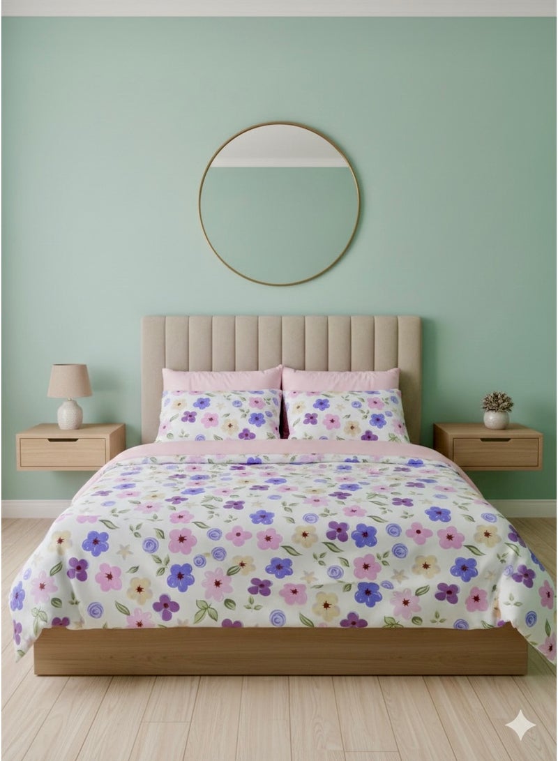 Large bed sheet 4 pieces size 240*270 - Image 2