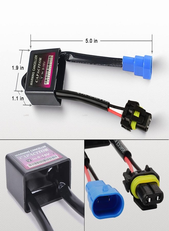 Lyn666 HID Kit Warning Canceller HID Capacitor Anti Flicker Hid Ballast Error Code Decoder (Pack of 2) - Image 2