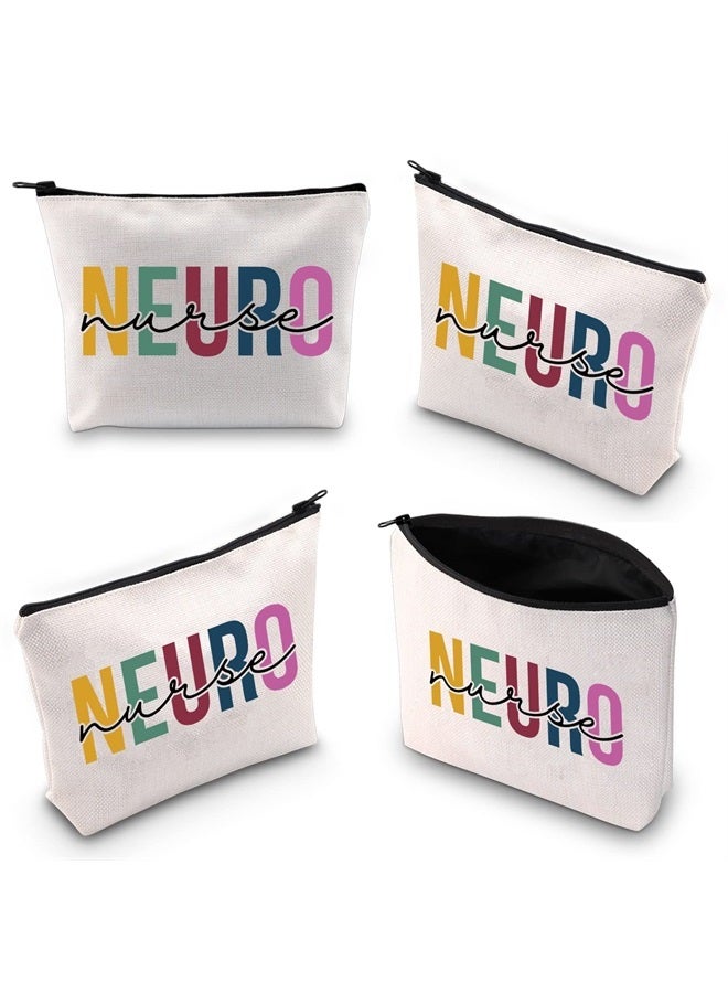 WCGXKO Neuro Icu Gift Neurological Icu Tech Gift Neuro Icu Team Zipper Pouch Makeup Bag (NEURO nurse) - Image 3