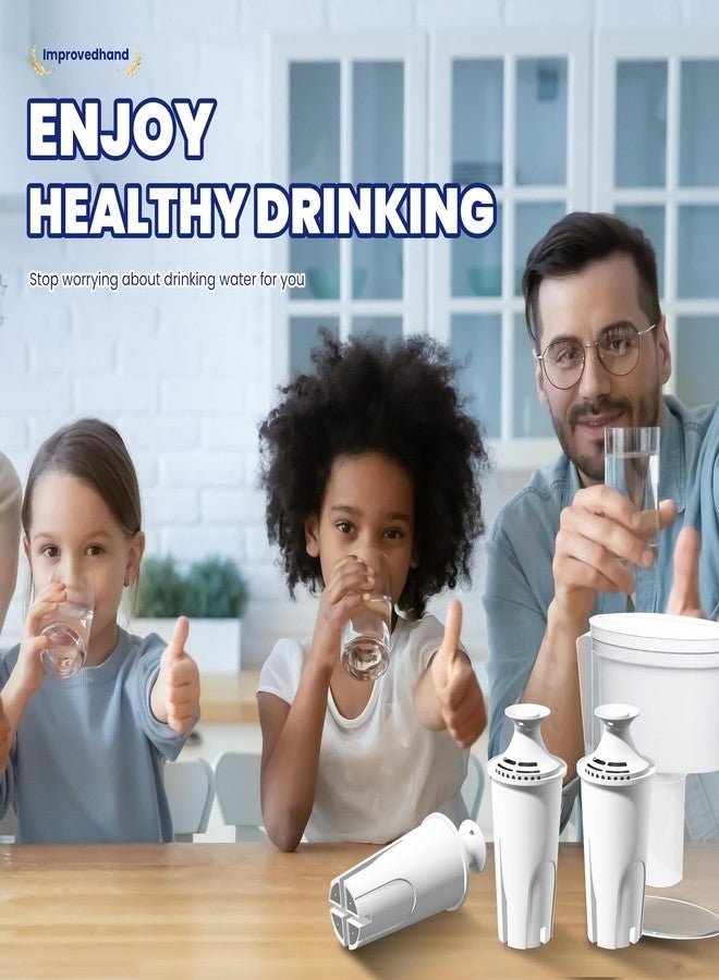 Improvedhand فلتر مياه بديل من Improvedhand متوافق مع أباريق وموزعات مياه Brita OB03، وClassic 35557، وMavea 107007، وغيرها، عبوة من 3 قطع - Image 5
