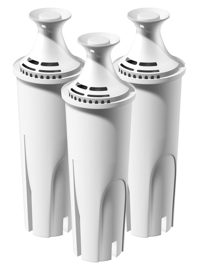 Improvedhand فلتر مياه بديل من Improvedhand متوافق مع أباريق وموزعات مياه Brita OB03، وClassic 35557، وMavea 107007، وغيرها، عبوة من 3 قطع - Image 1