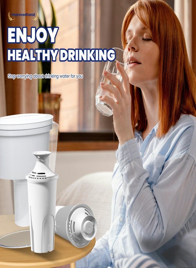 Improvedhand فلتر مياه بديل من Improvedhand متوافق مع أباريق وموزعات مياه Brita OB03، وClassic 35557، وMavea 107007، وغيرها، عبوة من 3 قطع - Image 4