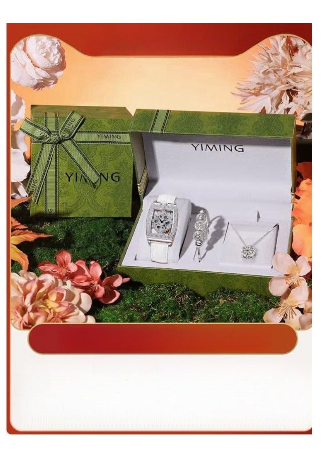 Yiming Women's Light Luxury Niche Starry Sky Full Diamond High-End Watch - Image 3