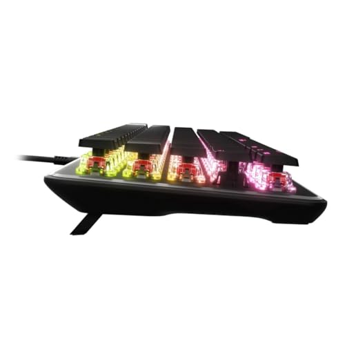 Roccat Vulcan II Mini–65% Optical PC Gaming Keyboard with Customizable RGB Illumination, Detachable Cable, Button Duplicator, On-board profiles, Aluminum Plate, 100 million Keystroke Durability -Black - Image 4