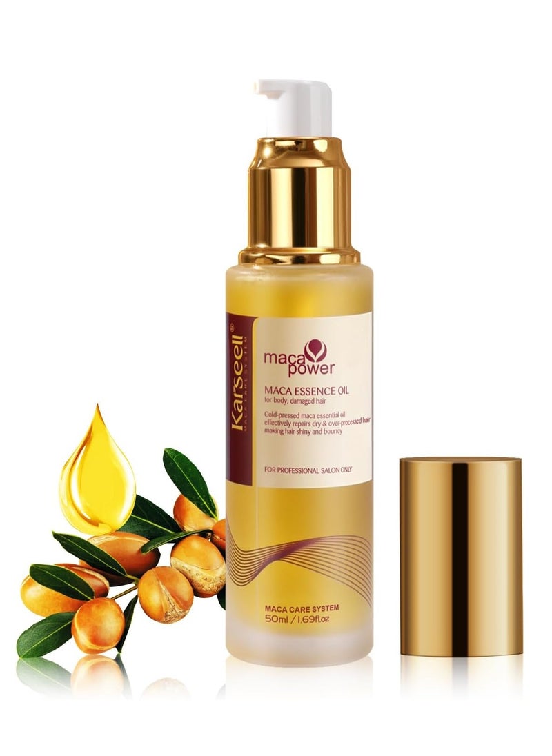 Karseell Carsill Serum Collagen, Argan Oil, Maca and Natural Herbs to Repair and Restore Dry and Damaged Hair - 50 ml  - Image 4