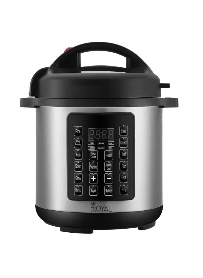 Electric Pressure Cooker Multi Functional 14in1 RA-PC0832 | Capacity: 8 Liters | Pressure cooker, Saute/Browning, Rice Cooker, Steamer, Yogurt maker & Warmer | LCD Display with 24 Hour Preset Function - pzsku/Z3C4AE79F048EEA186E12Z/45/_/1722899061/3d45fe1d-9742-4add-b72f-d4428bd292be