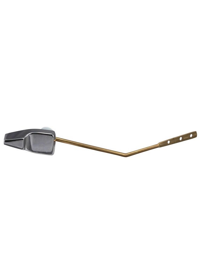 Plumb Pak Keeney PP836-31 10" Arm Plumb Pak Front Mount Flush Lever for Mansfield Card, 3-7/8" x 14-3/4", Polished Brass - Image 1