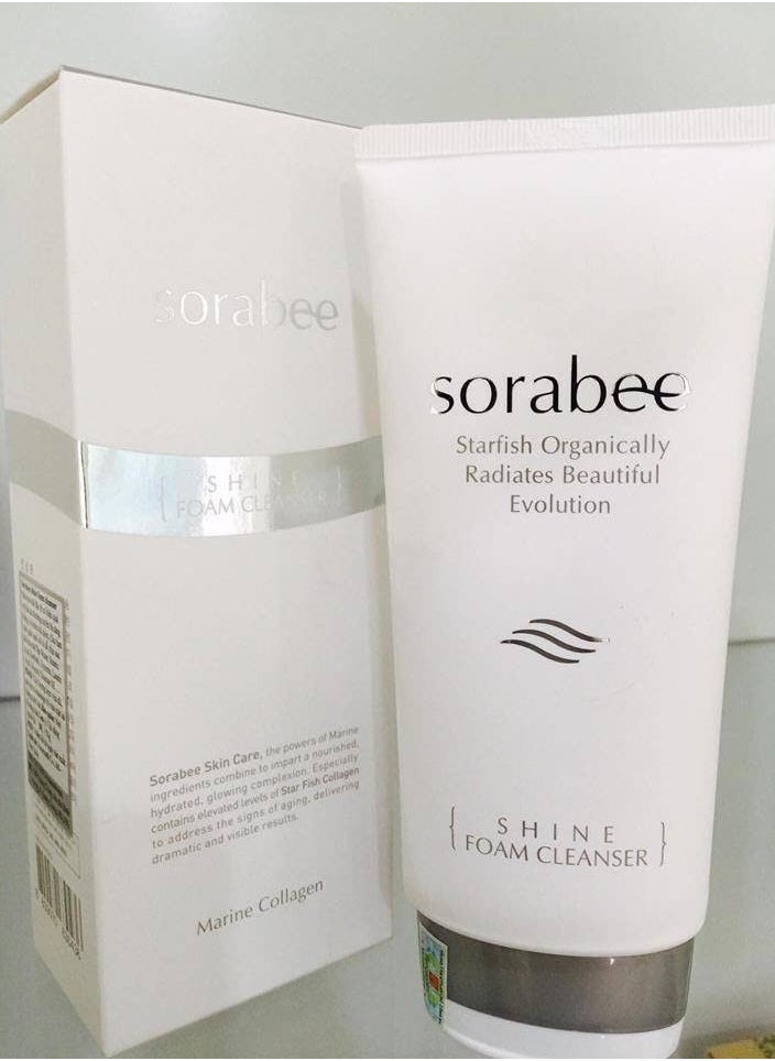 Sorabee shine foam cleanser