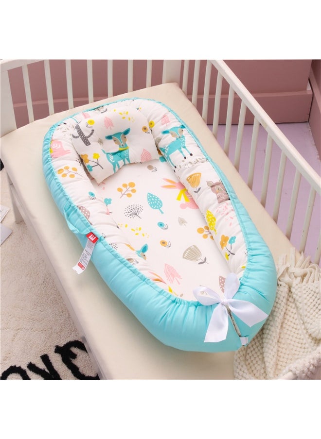 Generic Portable Washable Pressure-Relief Baby Nest Bed - Removable Design 