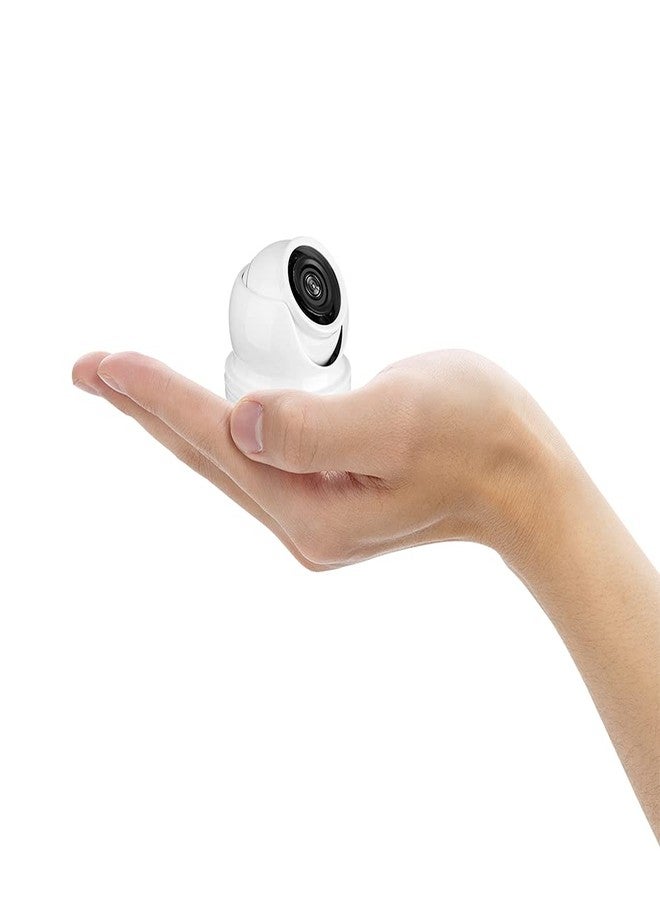 إيفرسكو كاميرا مراقبة EVERSECU AHD/TVI/CVI/Analog Mini Turret Dome بدقة 1080p، مقاومة للعوامل الجوية، MicroDome بدقة 2 ميجابكسل، 4 في 1، هجينة، 3.6 مم، رؤية ليلية بالأشعة تحت الحمراء، مراقبة فيديو عالية الدقة عبر كابل محوري - Image 2
