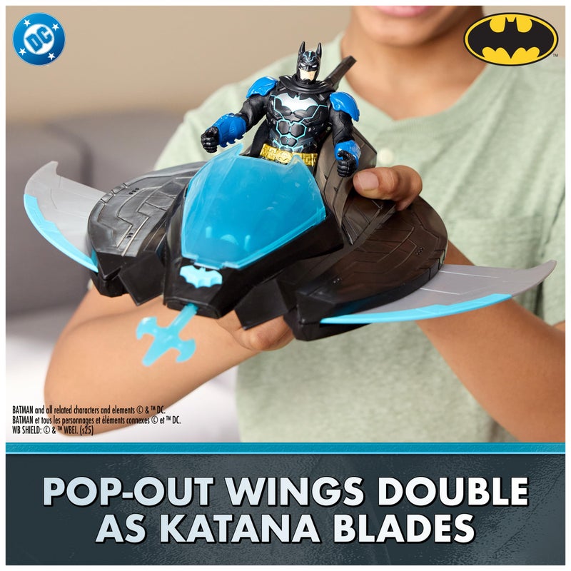 DC Comics, Batman Ninja Strike Katana Blade Batwing and 6" Action Figure, Super Hero Kids Toys for Boys and Girls Ages 3 & Up - Image 3