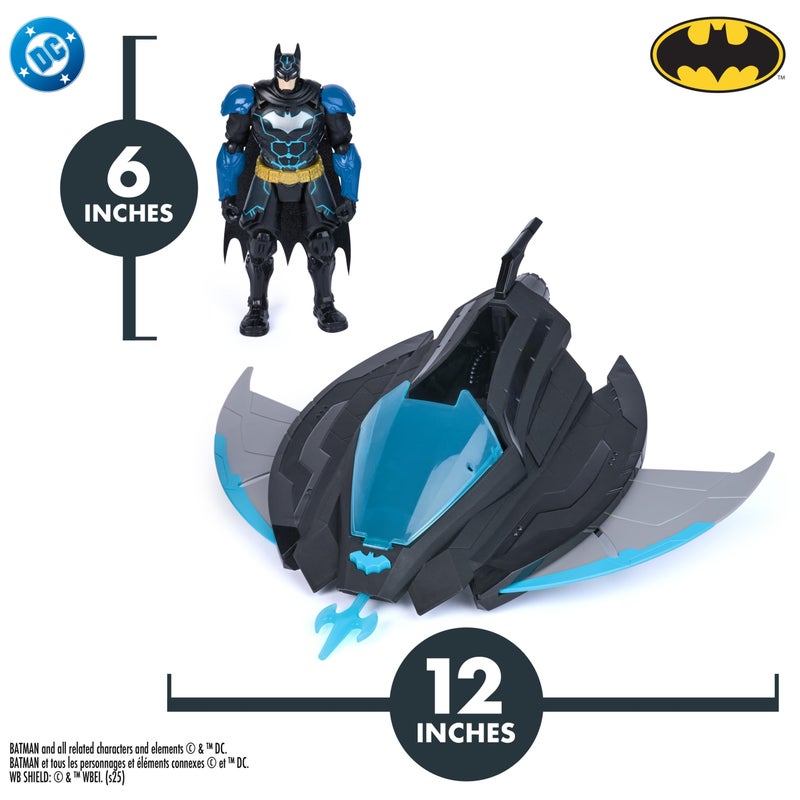 DC Comics, Batman Ninja Strike Katana Blade Batwing and 6" Action Figure, Super Hero Kids Toys for Boys and Girls Ages 3 & Up - Image 4