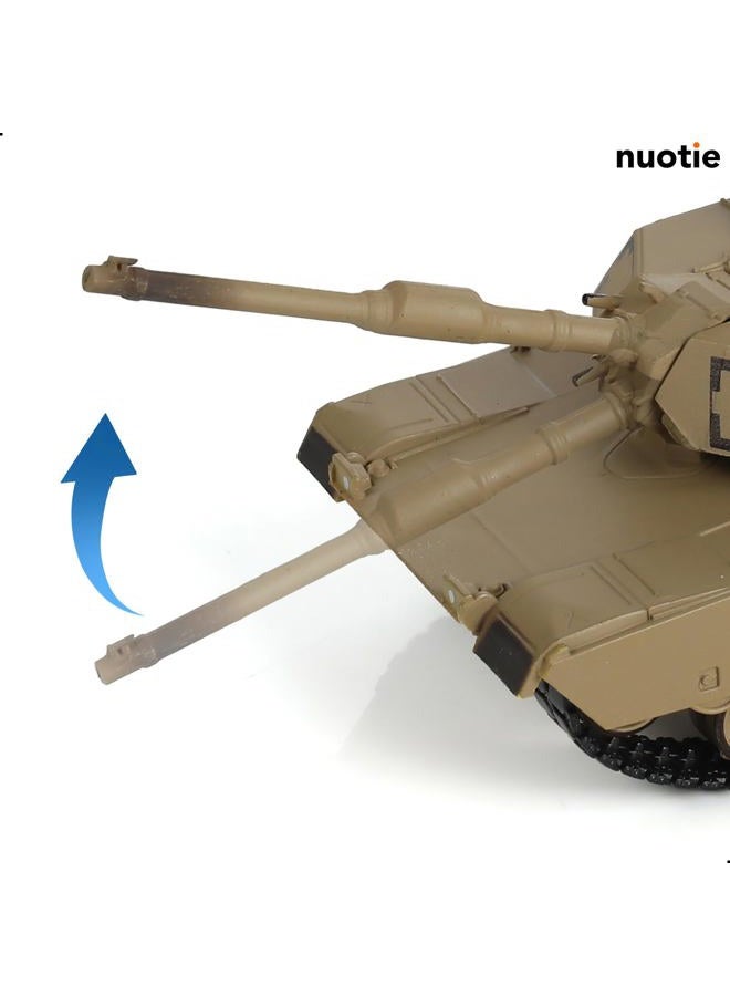 NUOTIE 1/72 Scale M1A2 Abrams Military Heavy Tank Model Classic Morden U.S. Diecast Vehicle Tank Model with Transparent Storage Box Gift or Collection for Adults - Image 3