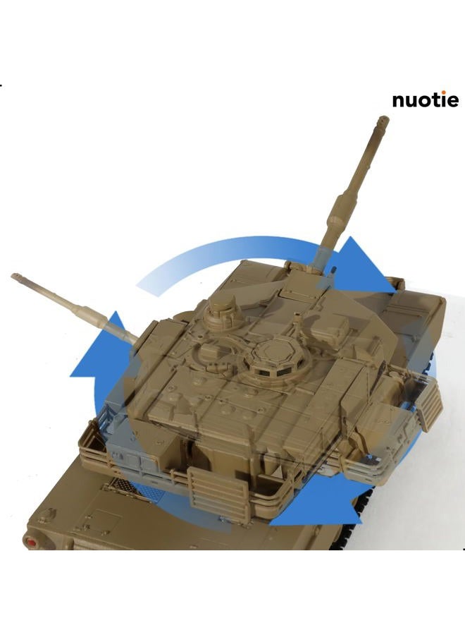 NUOTIE 1/72 Scale M1A2 Abrams Military Heavy Tank Model Classic Morden U.S. Diecast Vehicle Tank Model with Transparent Storage Box Gift or Collection for Adults - Image 4