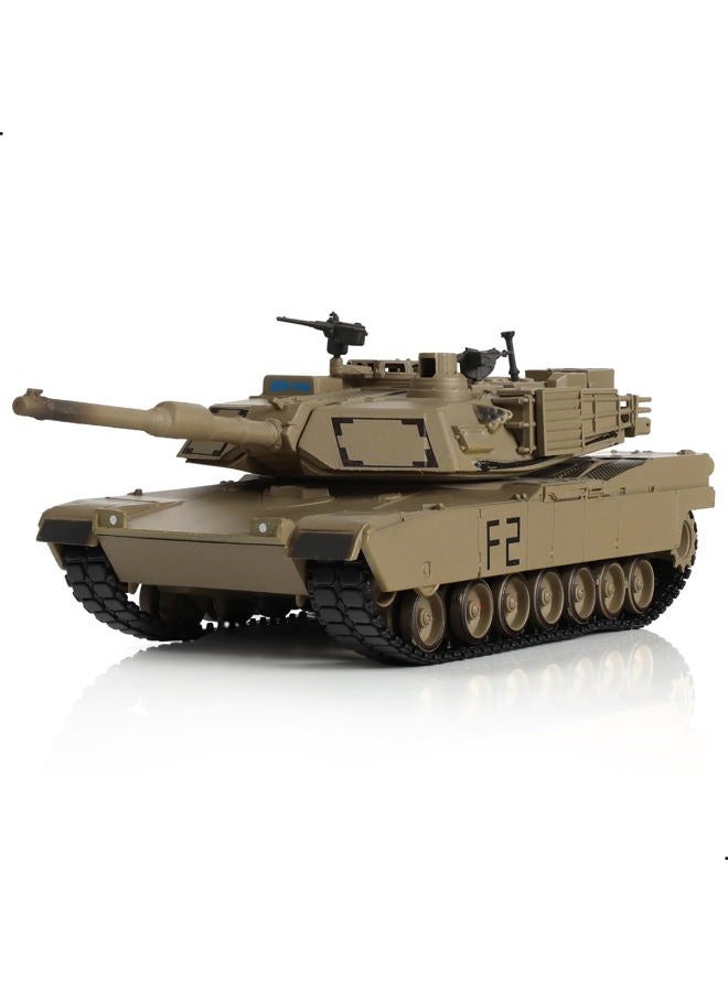 NUOTIE 1/72 Scale M1A2 Abrams Military Heavy Tank Model Classic Morden U.S. Diecast Vehicle Tank Model with Transparent Storage Box Gift or Collection for Adults - Image 1