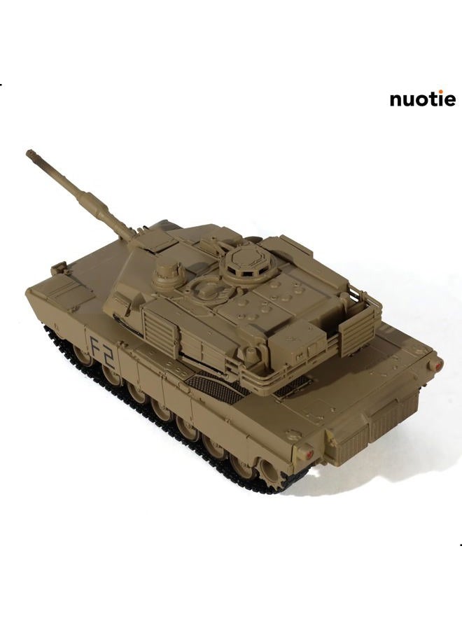 NUOTIE 1/72 Scale M1A2 Abrams Military Heavy Tank Model Classic Morden U.S. Diecast Vehicle Tank Model with Transparent Storage Box Gift or Collection for Adults - Image 5