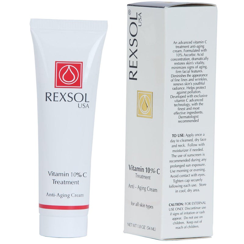 REXSOL 10% VITAMIN C TREATMENT ANTI-WRINKLE CREAM - Image 1