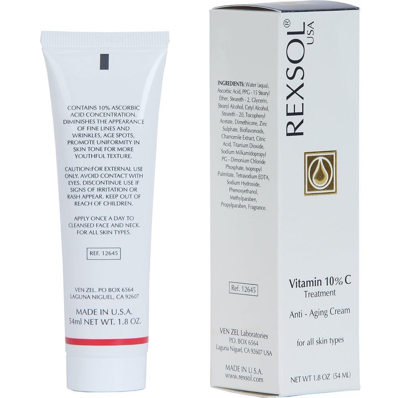 REXSOL 10% VITAMIN C TREATMENT ANTI-WRINKLE CREAM - Image 2