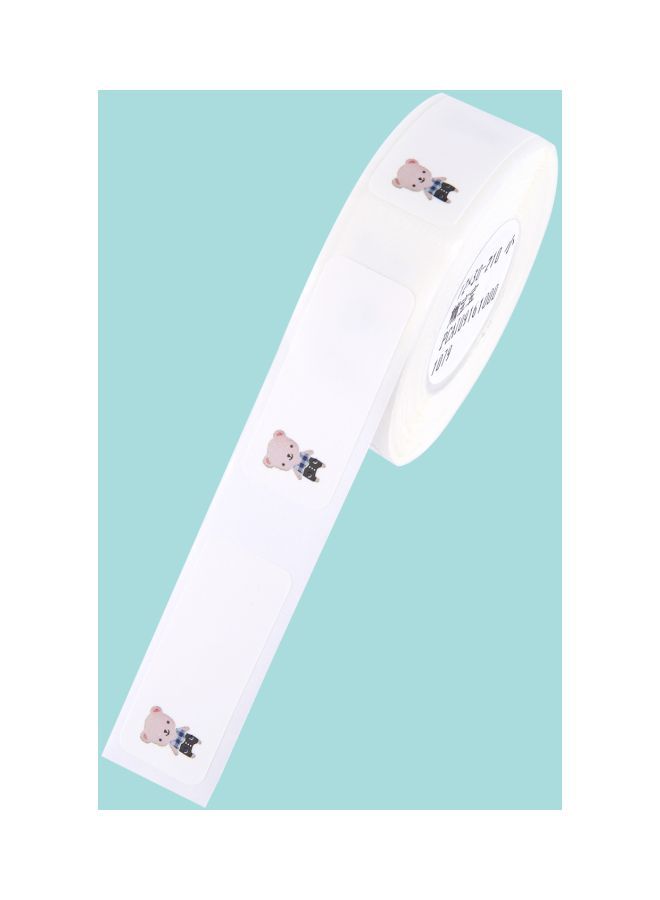 NIBEMINENT Thermal Printing Label Paper Roll White/Pink/Blue - Image 4