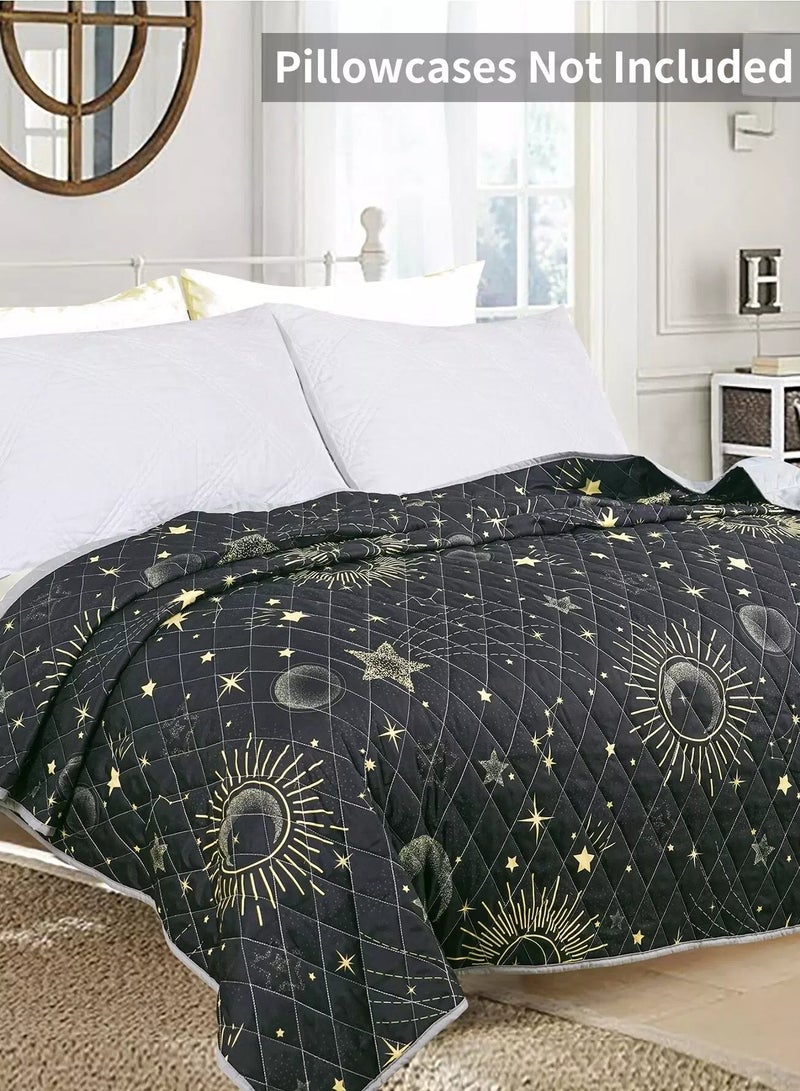 Moon & Star Print Bedspread  - Image 2