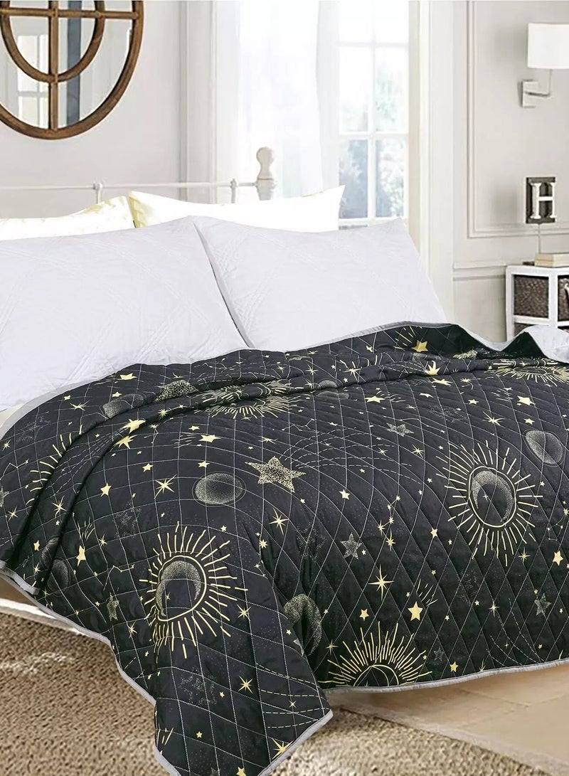 Moon & Star Print Bedspread  - Image 5