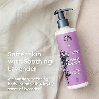 Urtekram Body Lotion All skin types Soothing Lavender 245 ml Vegan Organic Natural Origin - Image 3