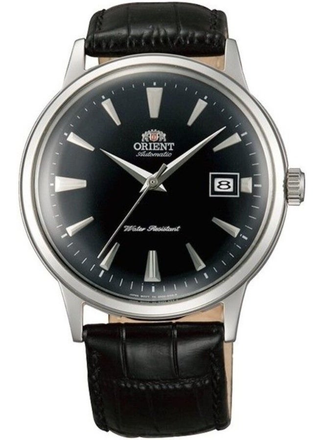 ORIENT Men Bambino Version 1 TAC00004B0 Men’s Watch – Automatic Dress 40.5 mm Case Black Dial, Leather Strap, 30 M WR - Image 1