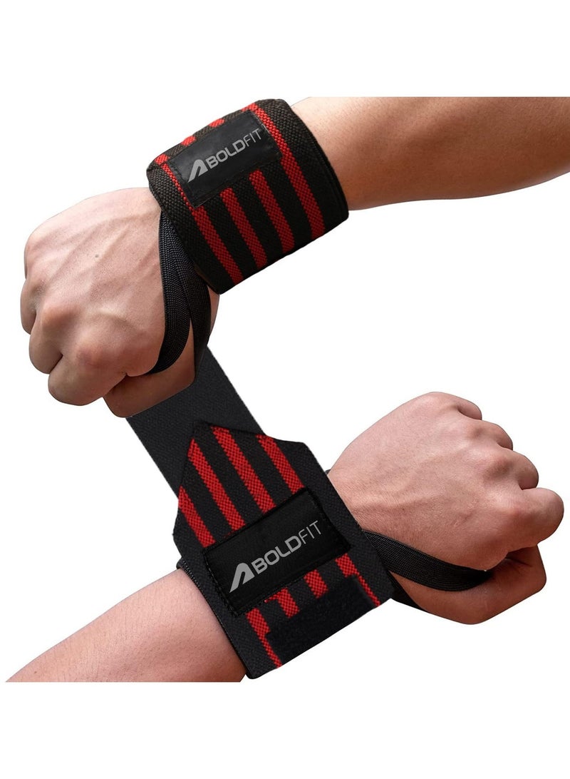 BOLDFIT Gym Hand Grip Wrist Supporter Band with Thumb Loop Straps For Men and Women - Image 2