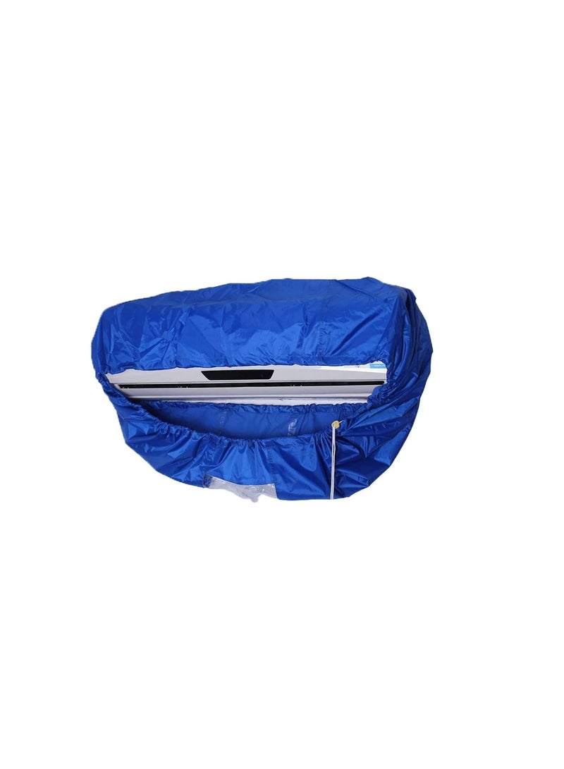 Air Conditioner Waterproof Cleaning Cover with Swing Belt for 2-3HP A/C, DIY Dust Washing Clean Protector Wall Mounted Air Conditioning Service Bag  - Image 1