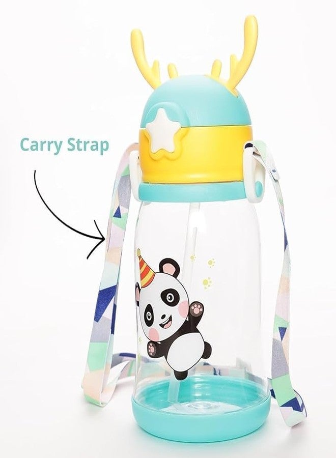 Sparkle Joy Kids Sipper Bottle 600ml | BPA-Free | Leak-Proof | Easy to Carry | Durable & Lightweight | Perfect for School & Outdoor Activities | Green-1 - Image 5