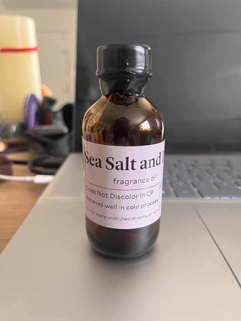 Bramble Berry Sea Salt & Lily Fragrance Oil (2 Fl Oz) - Ideal For Making Diy Soap, Candles & Skin Care | Vegan, Phthalate & Paraben Free | Made In USA - Image 3