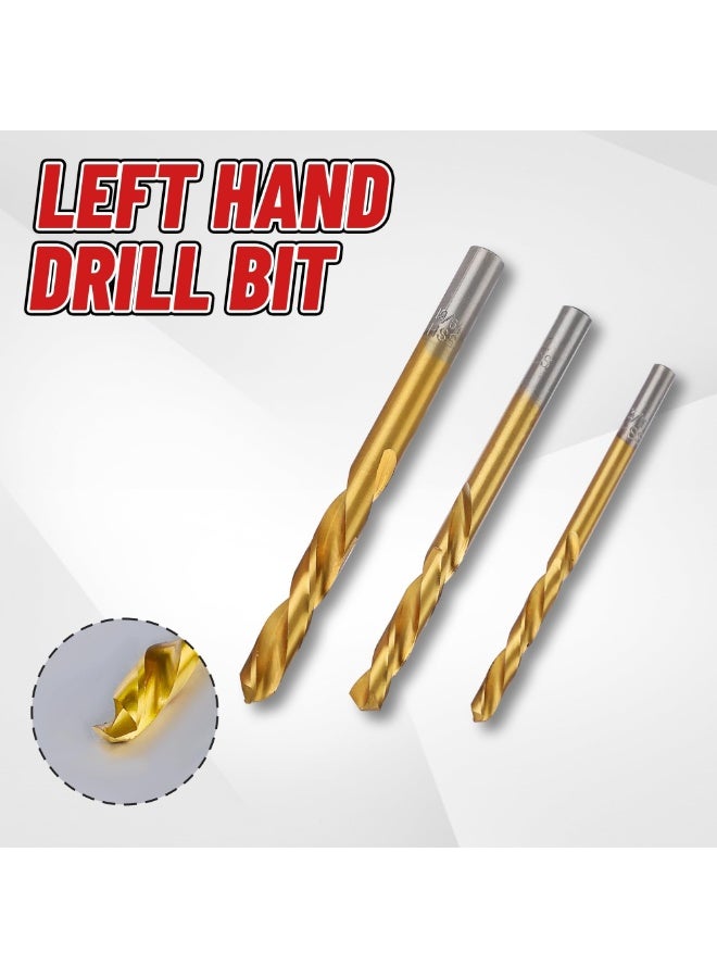10 PCS Screw Extractor Set, Steel Cobalt Left Hand Drill Bits Set for Removing Stripped Screws and Broken Bolts Screw Extractor  - Image 5