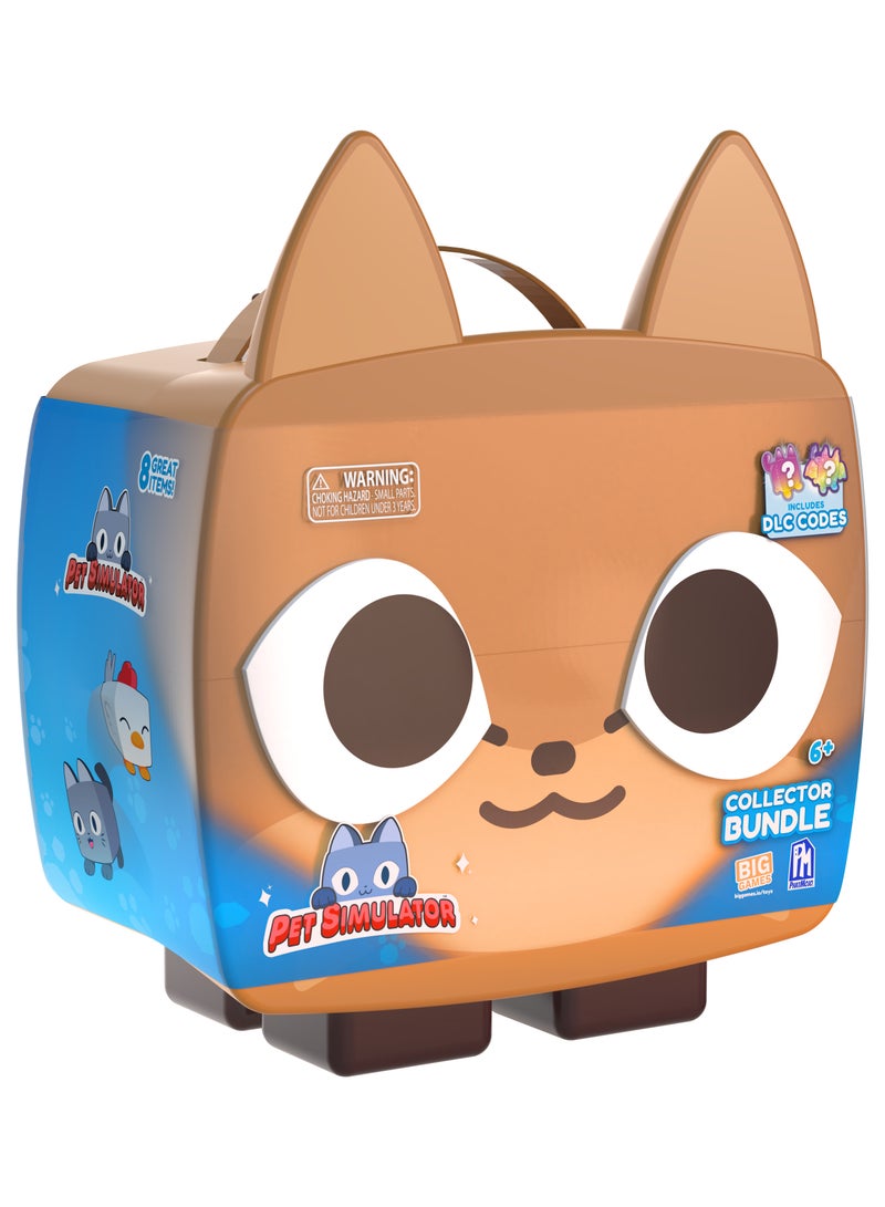 Pet Simulator X Collector Bundle Fox with 8 Incredible Items Inside! | 2 DLC Codes Included! | Collectible Plush Toy | Collectible Fidget Pet | Soft Toy | Perfect for Kids, Gamers and Collectors - Image 2