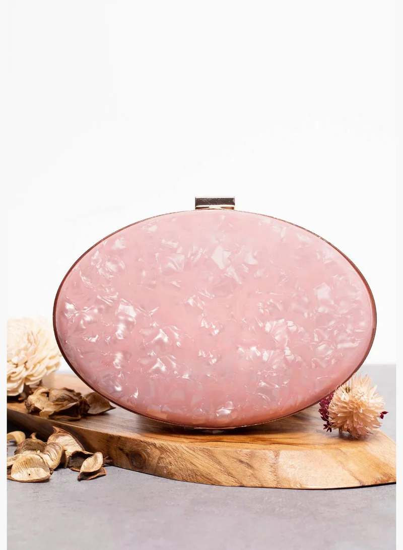 Haute Sauce Solid Magnet Lock Clutch Bag