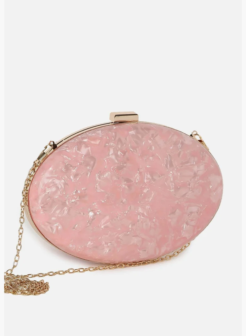 Haute Sauce Solid Magnet Lock Clutch Bag