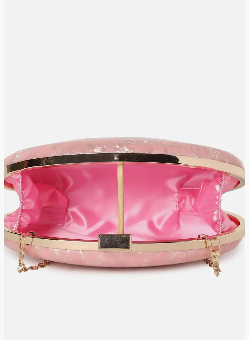 Haute Sauce Solid Magnet Lock Clutch Bag