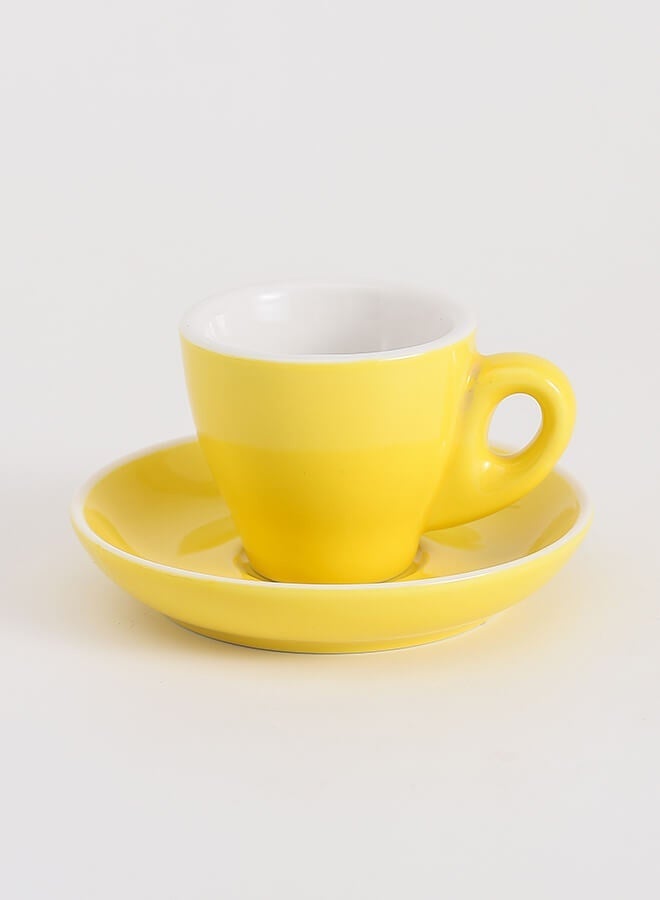 Shuer Ceramic Coffee cup, Espresso cup，Arabic coffee cup，Turkish coffee cup, Cup and Saucer 80ml - Image 5