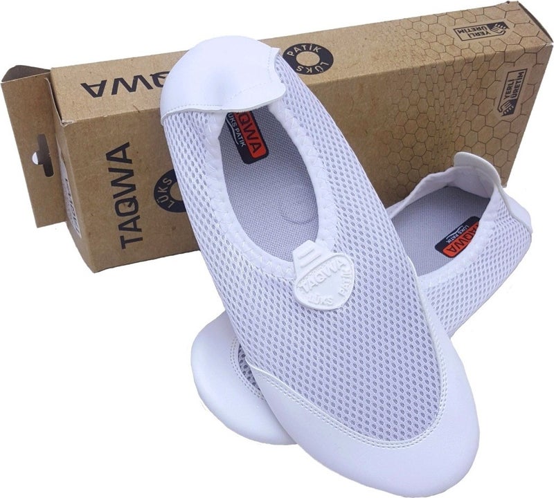 Sin@rasta Luxury Practical Six Silicone Orthopedic Hajj Umrah Tawaf Booties White 42-43 No  - Image 3