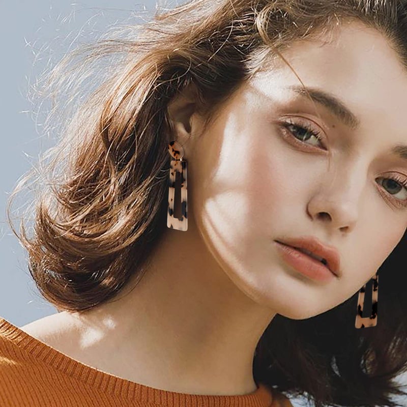 JMScape 53 Pairs Earrings Set for Women, Fashion Acrylic Tassel Gold Hoop Earrings Multipack Statement Pearl Earring Stud Pack, Hypoallergenic Drop Dangle Earrings for Valentine's Day Gift - Image 2