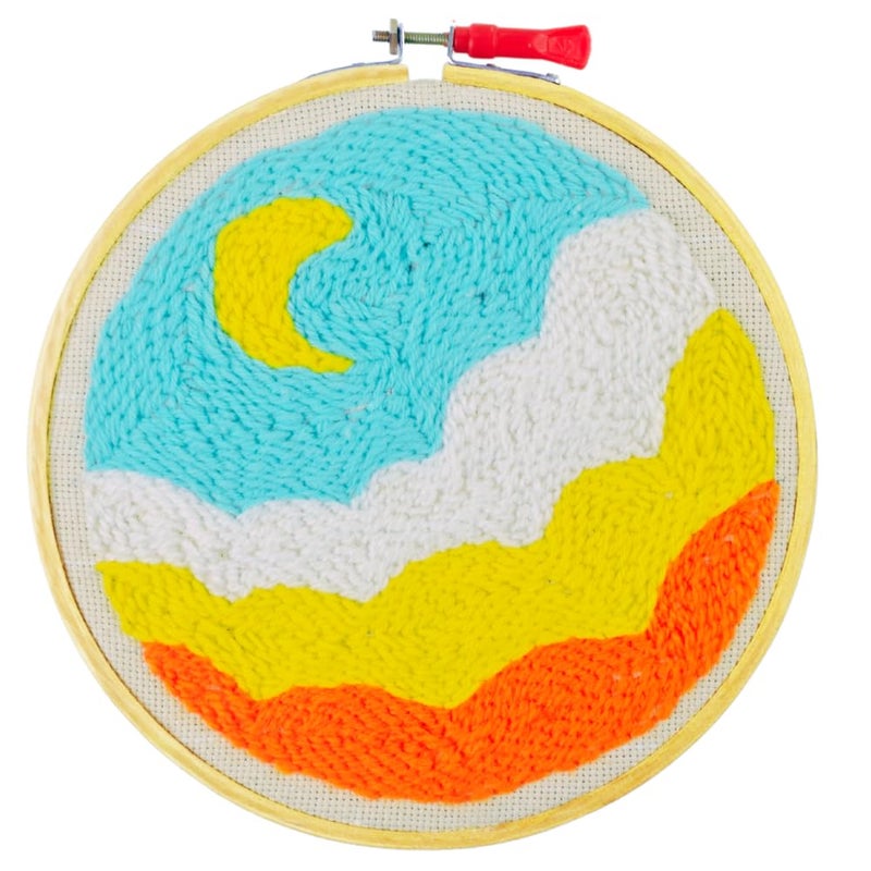 Asian Hobby Crafts 3 Pieces Wooden Embroidery Hoop Ring Frame, Stitch Work, Craft Work Embroidery, Embroidery Art Hoop, (Size - 5, 7, 9 Inch) - Image 5