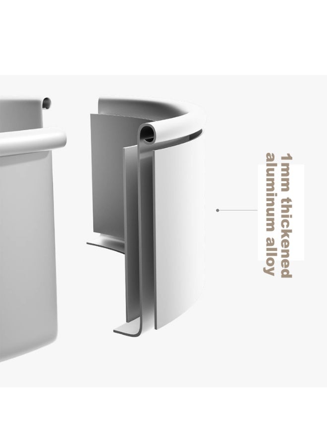 كينجمازي مجموعة صواني كيك ألومنيوم متينة قابلة للفك - 2 مقاس 4 بوصة + 1 مقاس 6 بوصة + 1 مقاس 8 بوصة + 2 ملعقة سيليكون + 1 خفاقة - أدوات الخبز - Image 2