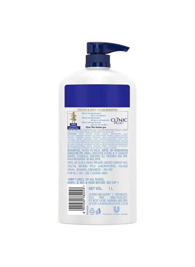 Clinic Plus Strong & Long Shampoo - 1 L  - Image 2
