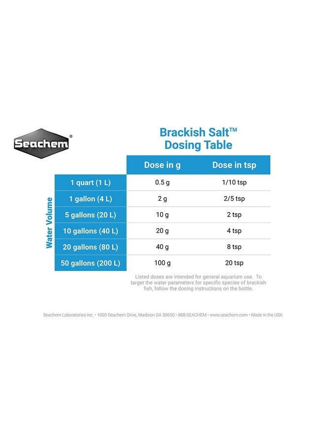 سي تشيم ملح أحواض السمك قليلة الملوحة من سيشيم لابوراتوريز ASM223، 600 جرام - Image 2