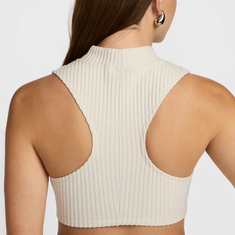 Nike White Women's Sportswear Chill Crop Top for Women | Best Price UAE