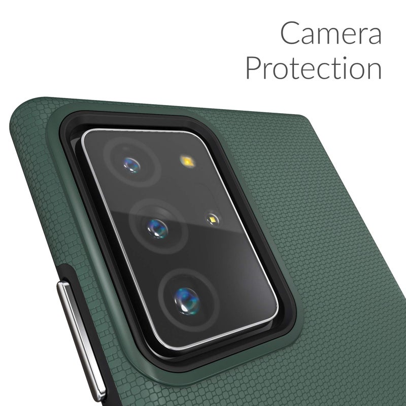 Crave for Galaxy Note 20 Ultra Case, Shockproof Protection Dual Layer Case for Galaxy Note 20 Ultra (6.9 inch) - Forest Green - Image 3