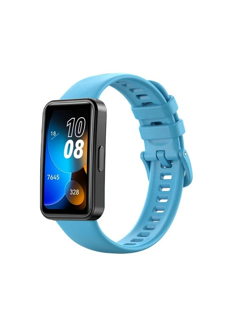 Strap for HUAWEI Band 9 / HUAWEI Band 8 Replacement Band, Silicone Belt, Soft, Waterproof, Sweatproof, Easy to Put on and Take Off, HUAWEI Band 8/Band 9 Replacement Strap, Sport Band - Image 1