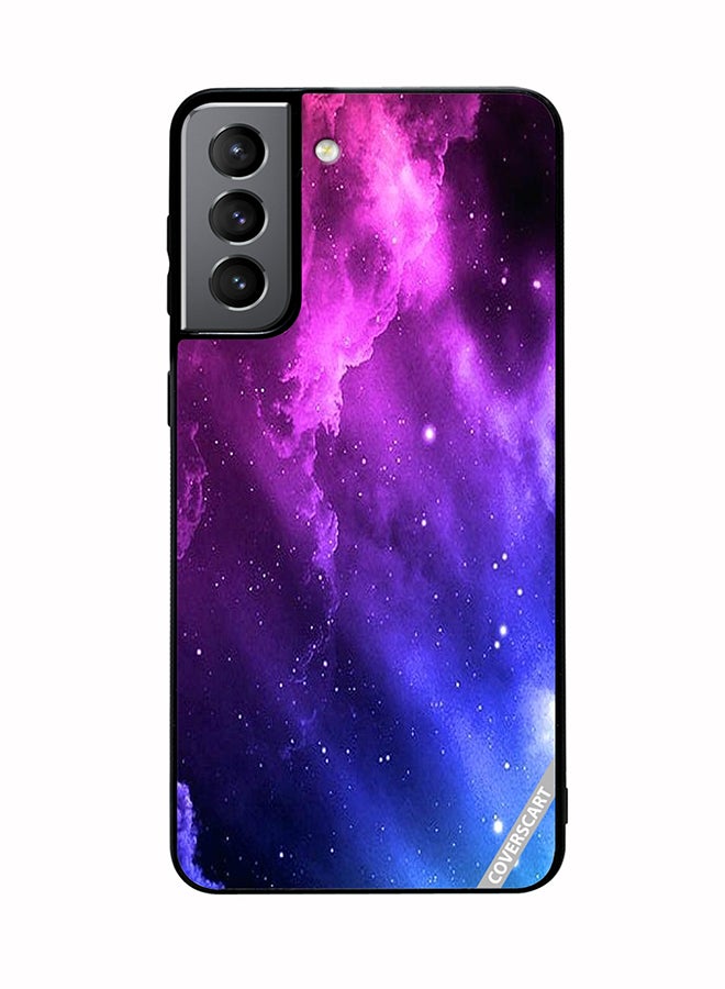 Protective Case Cover For Samsung Galaxy S21 Plus 5G Galaxy Design Multicolour