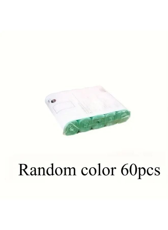 5 Pack Heavy Duty Trash Bags Random Color 5 Rolls Extra Thin Space Saving Design For Kitchen Bathroom Office Home - Image 3